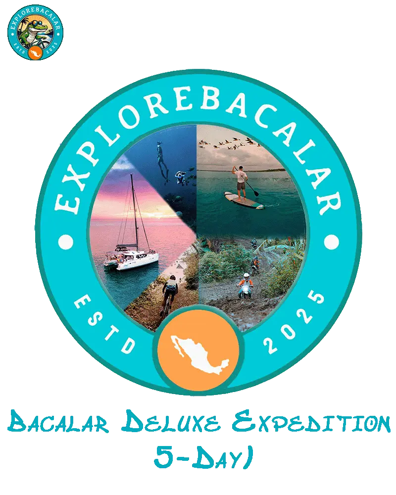 Bacalar Deluxe Expedition 5 Day Adventure: sunrise paddleboarding, cycling, scuba diving in Mahahual