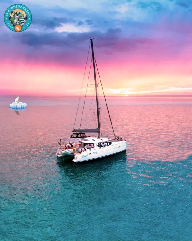 Sunset Dream Sail Bacalar – 4-Hour Private Romantic Boat Tour 2025